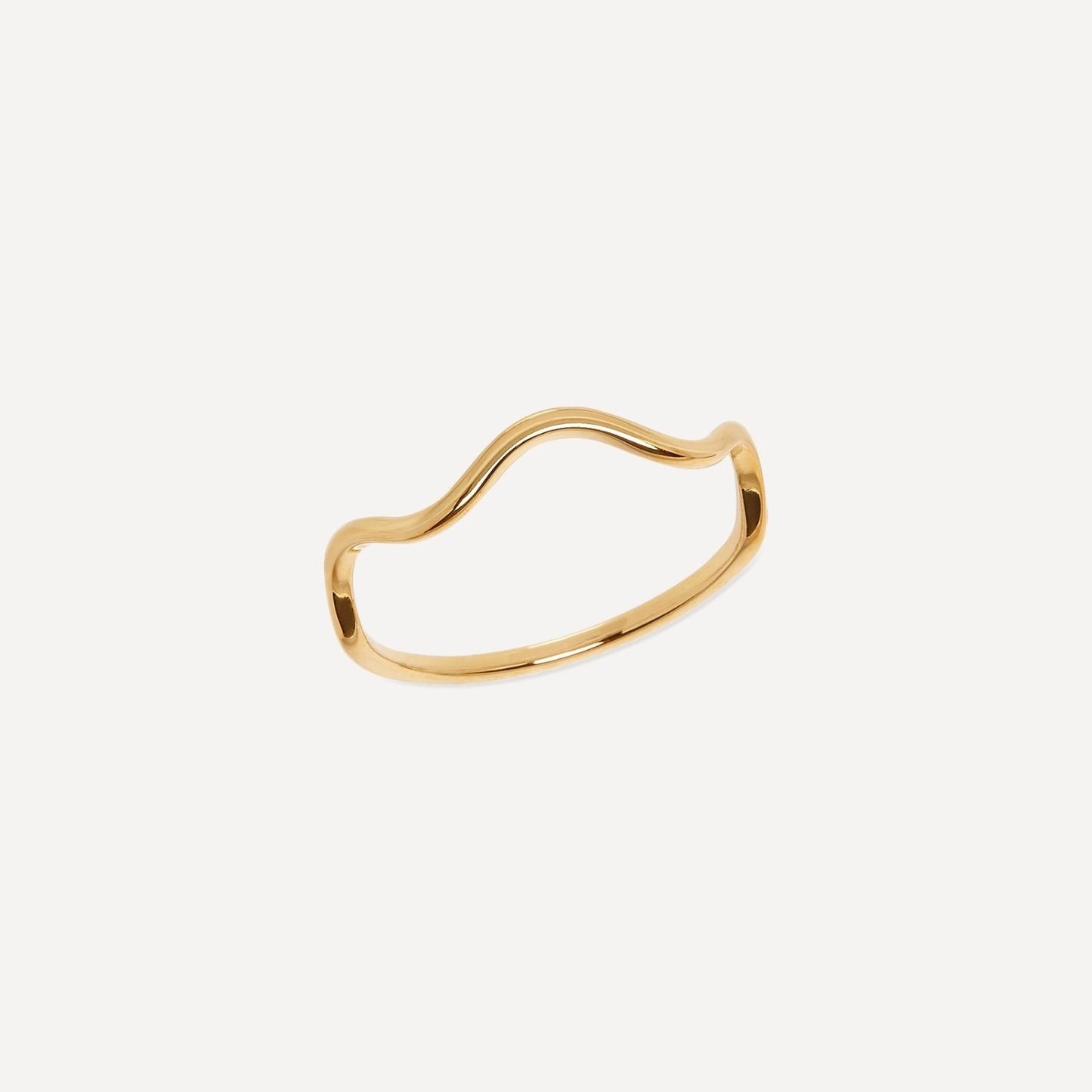 and danu Waterproof Ripple Gold Ring