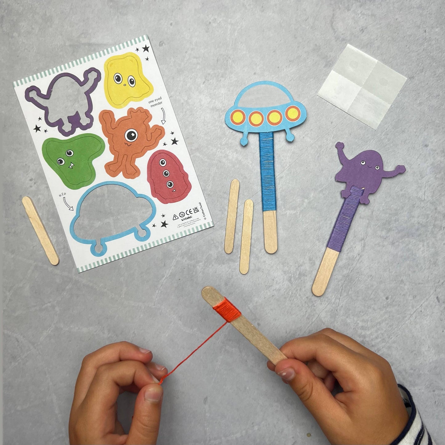 Cotton Twist - Make Your Own Space Monster Puppets