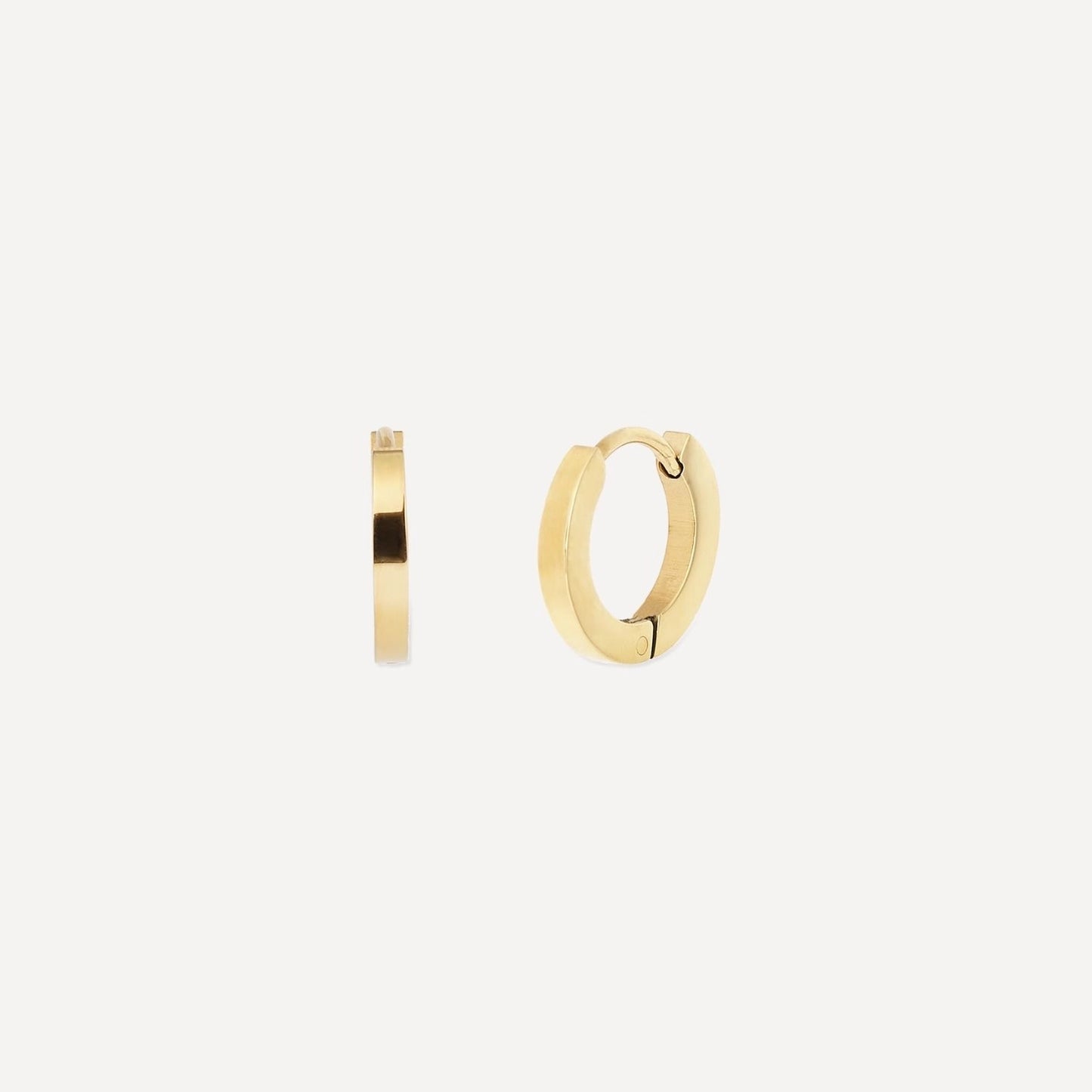 and danu Stone Waterproof Gold Huggie Hoops Earrings