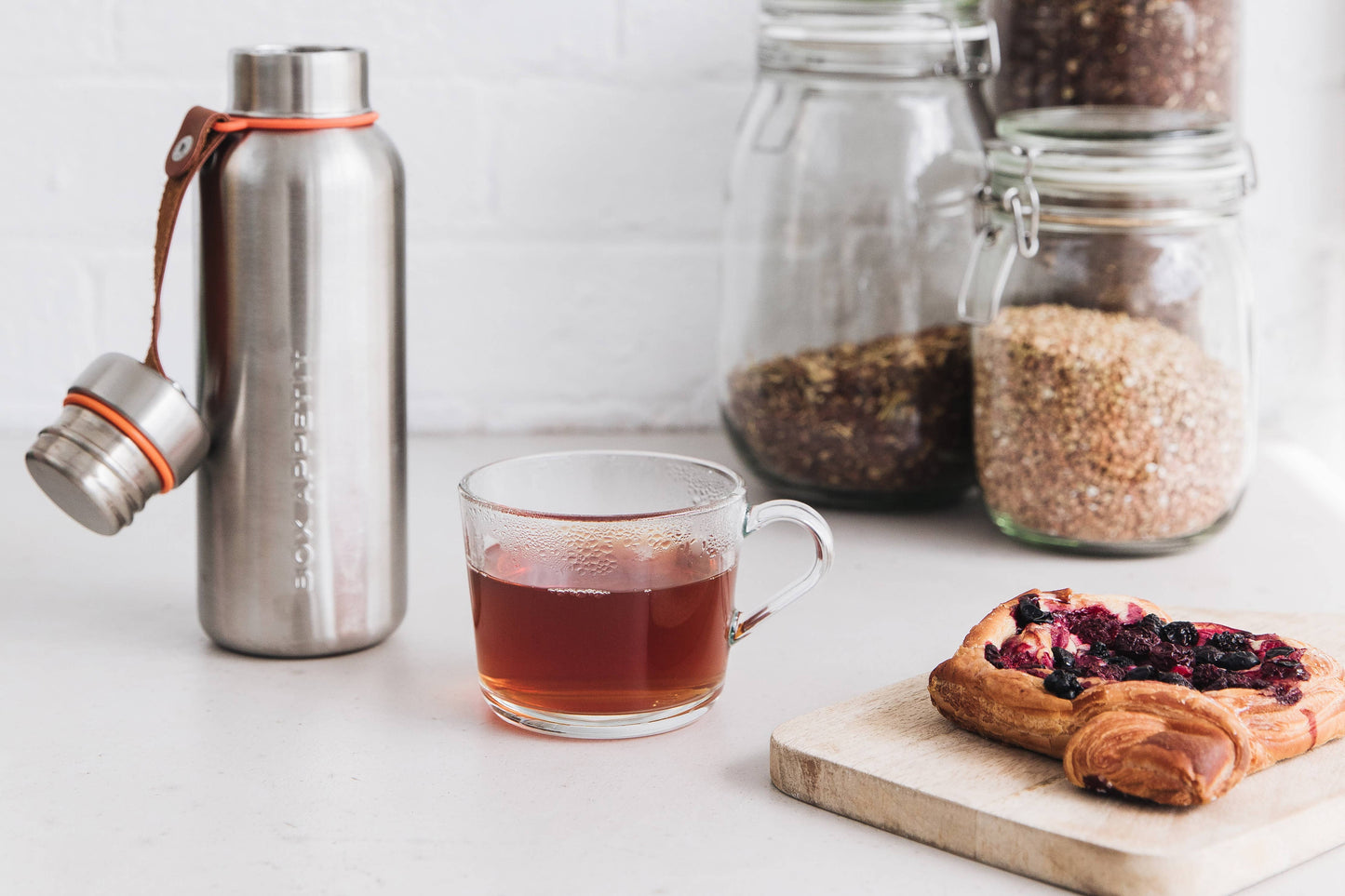 Black+Blum - Insulated Water Bottle - Stainless Steel | Leak Proof -Large: Olive