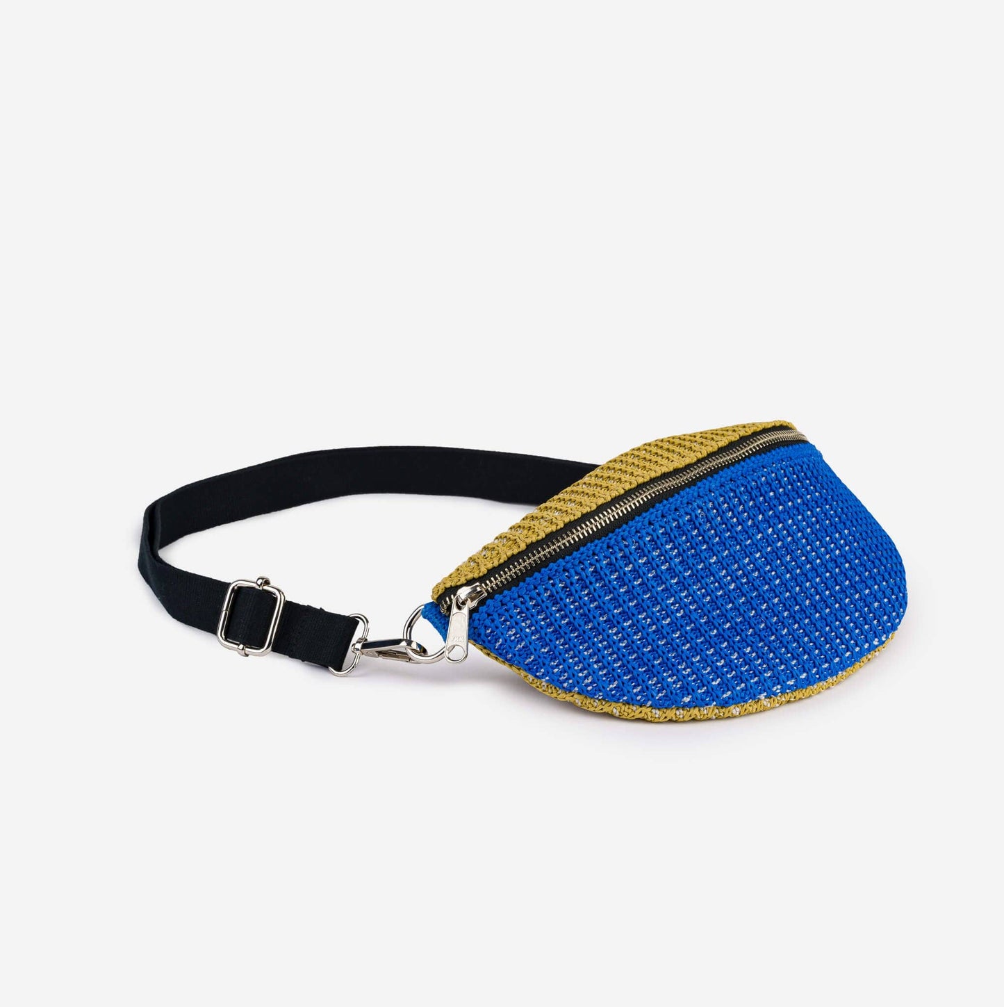 VERLOOP | knits - Colorblock Raffia Fanny Pack: Poppy Lilac