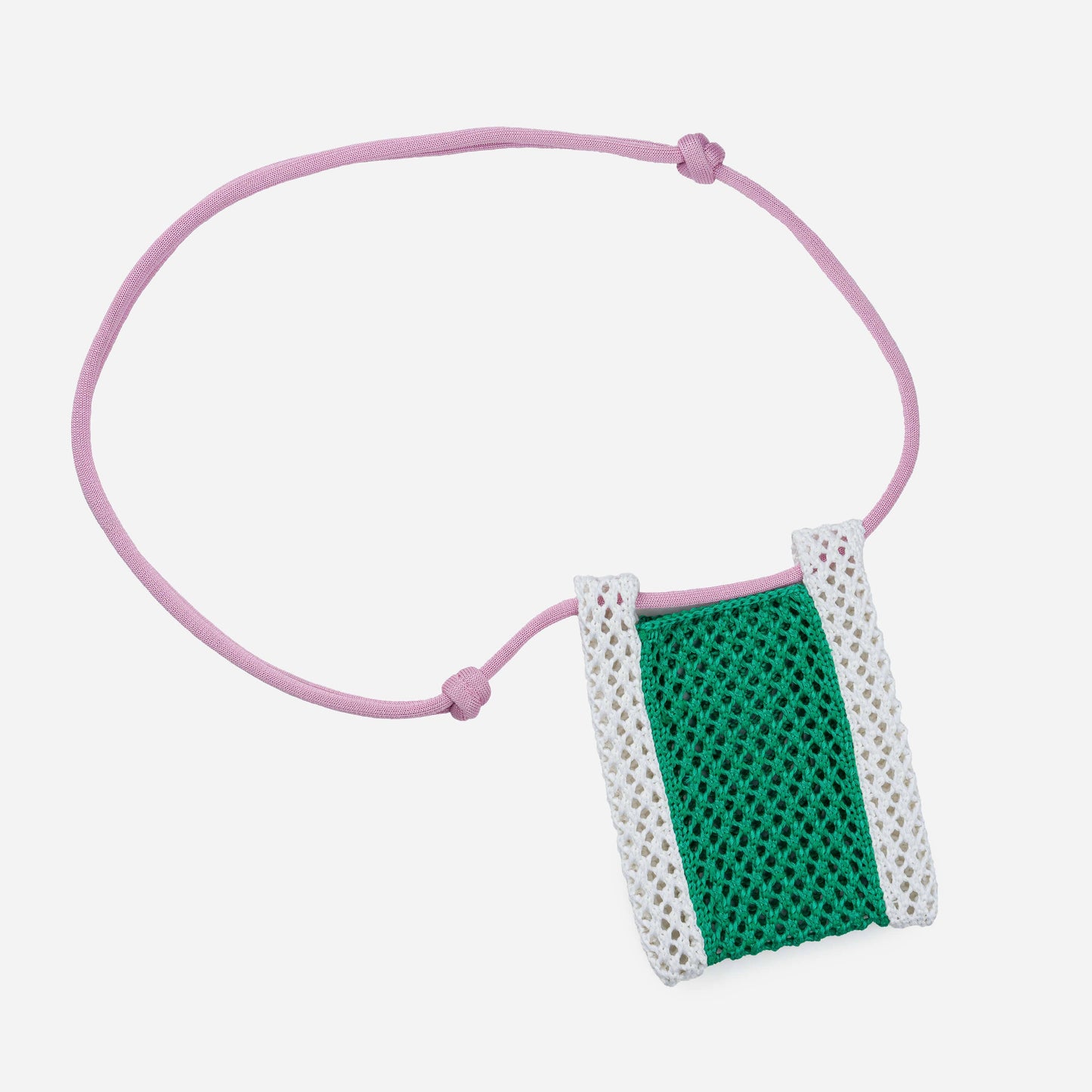 VERLOOP | knits - Raffia Phone Sling: Poppy Lilac