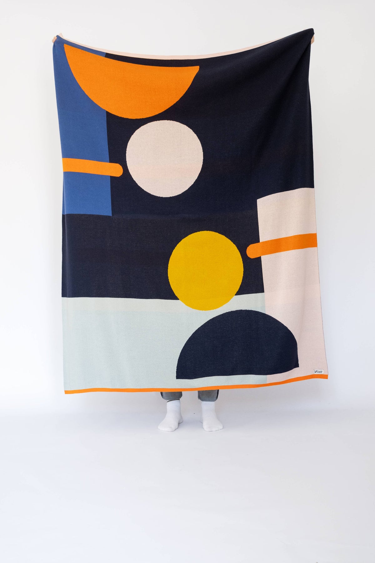 Sophie Home Ltd - Cotton Knit Throw Blanket: Bleecker Multi