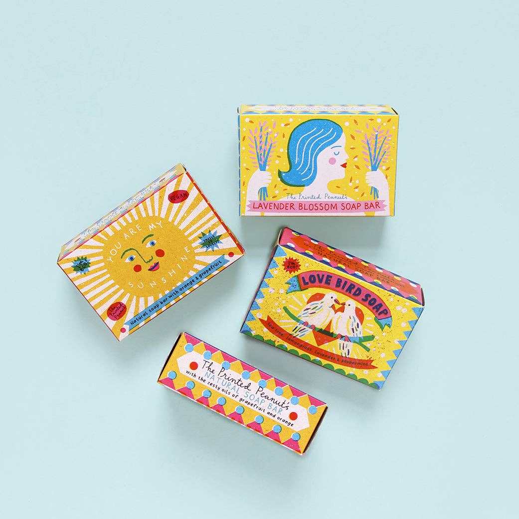The Printed Peanut Homeware & Stationery - Sunshine Orange & Grapefruit Natural Handmade Soap Bar