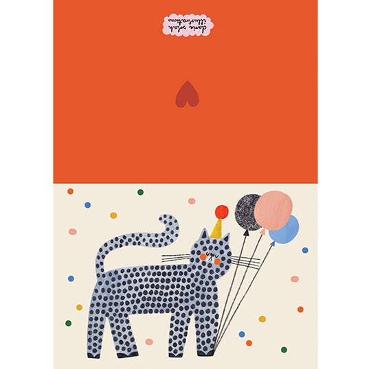 Daria Solak Illustrations - PARTY CAT card