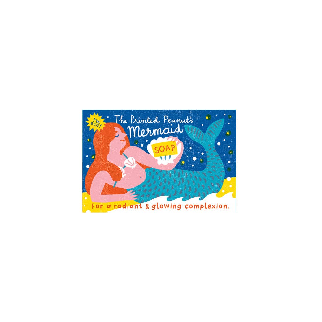 The Printed Peanut Homeware & Stationery - Mermaid Rose Geranium Natural Handmade Soap Bar