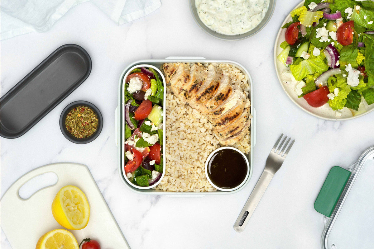 Black+Blum - Lunch Box Original - Leak Proof Microwave-Safe Lunch Box: Olive