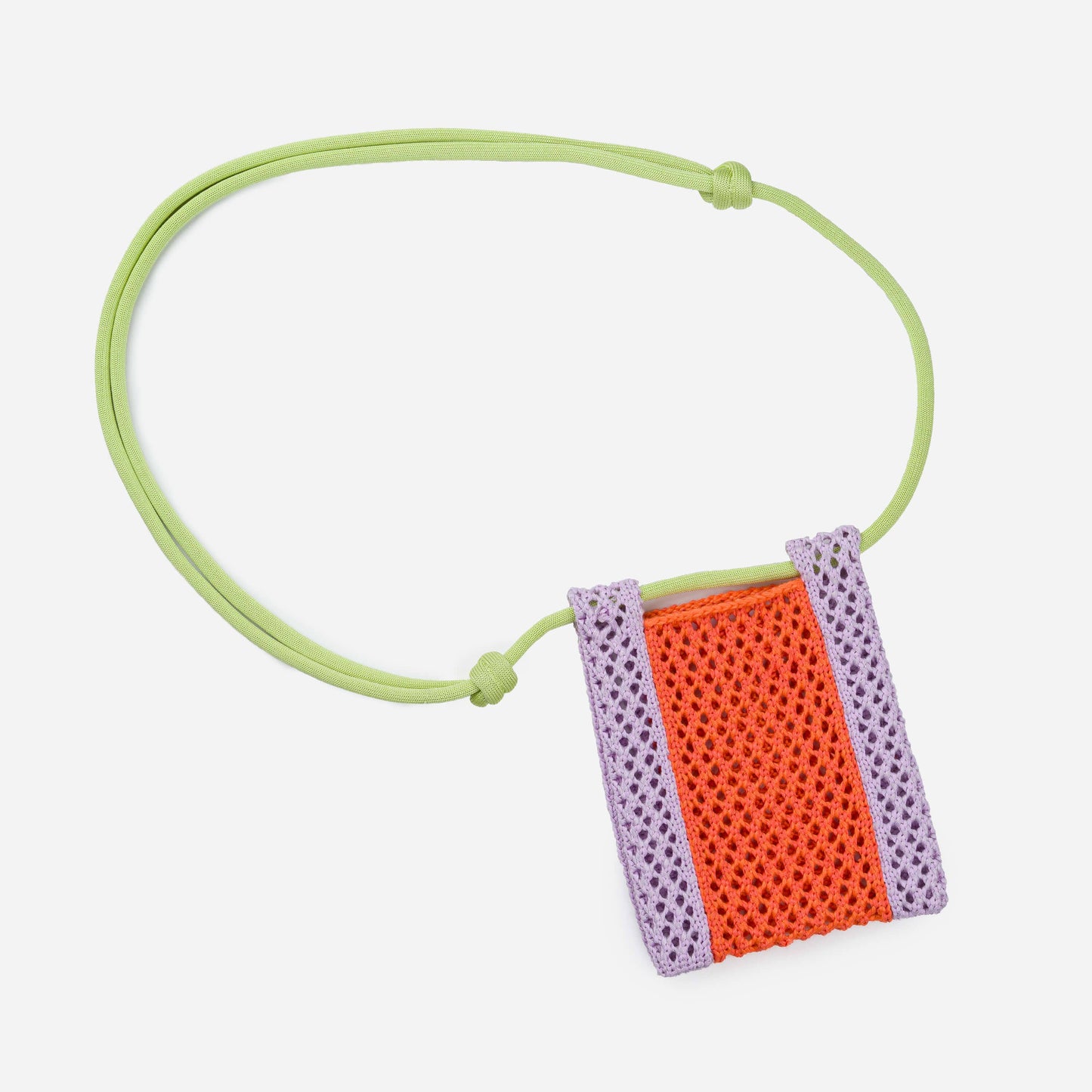 VERLOOP | knits - Raffia Phone Sling: Poppy Lilac