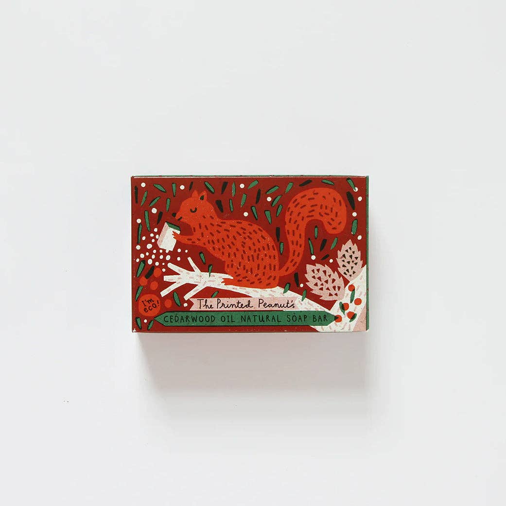 The Printed Peanut Homeware & Stationery - Cedarwood Natural Handmade Soap Bar