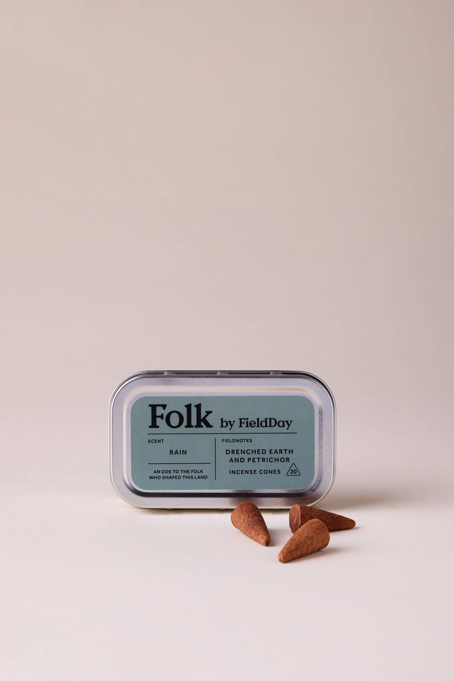 FieldDay Ireland - Rain Folk Tin of Incense Cones