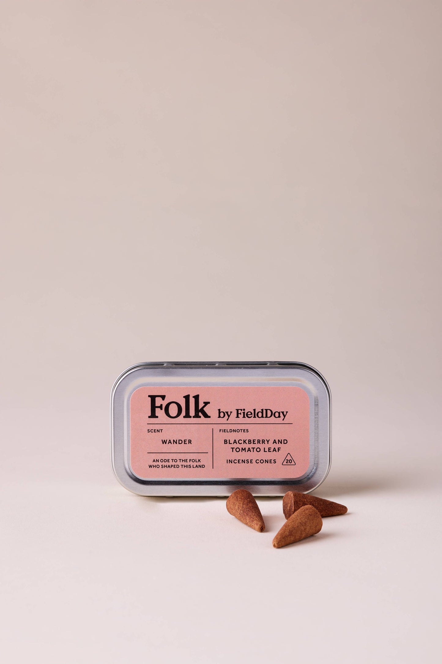 FieldDay Ireland - Wander Folk Tin of Incense Cones