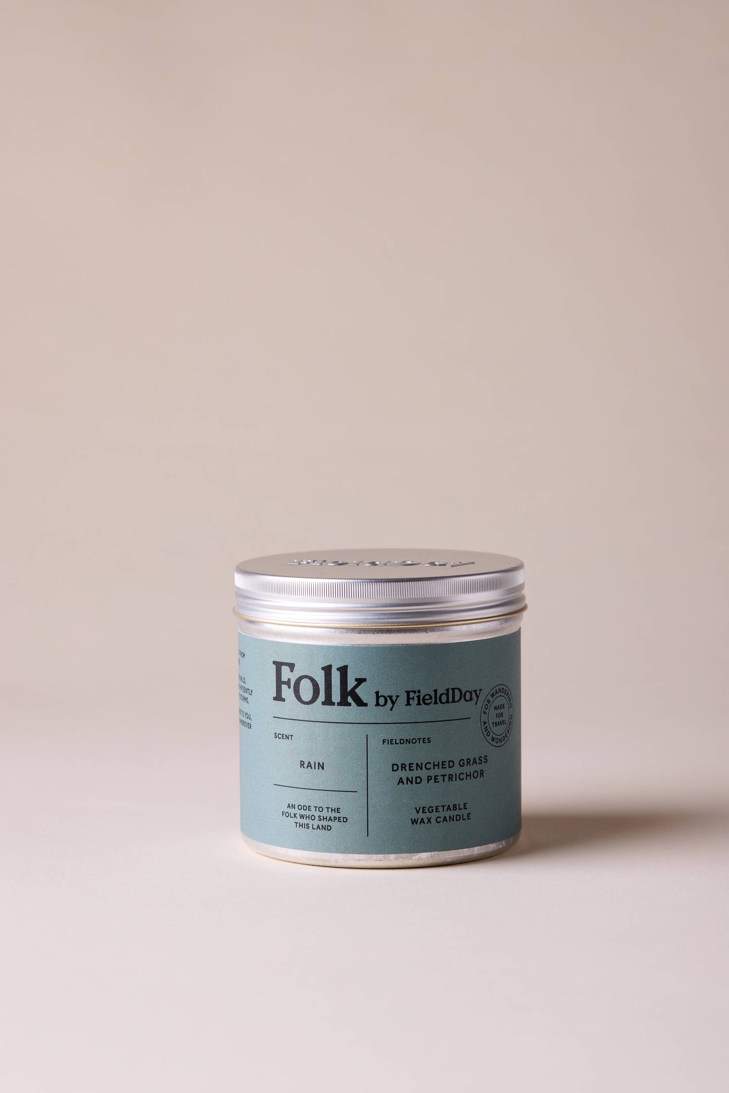 FieldDay Ireland - Rain Vegetable Wax Folk Tin Candle