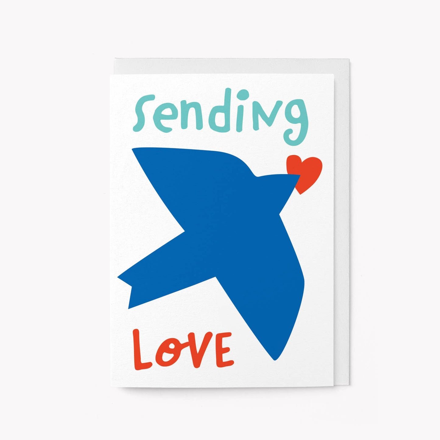 Graphic Factory - Sending love - Greeting Card: Biodegradable cello