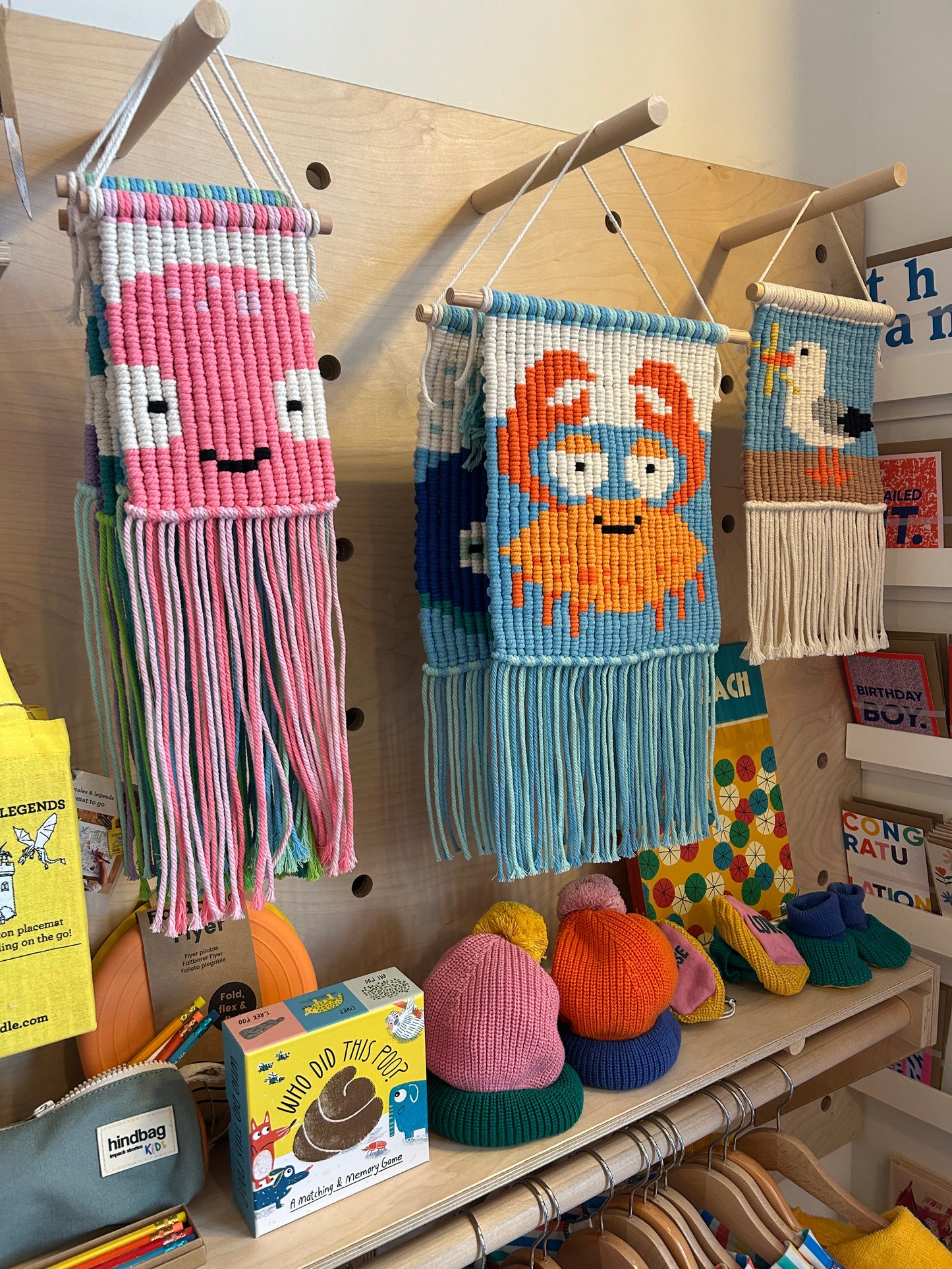 Tapestry wall hanging seagull