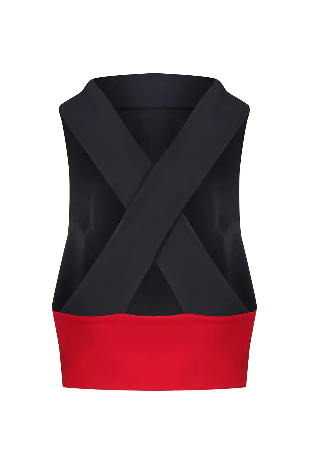Davy J Halter Cross Back Swim Top