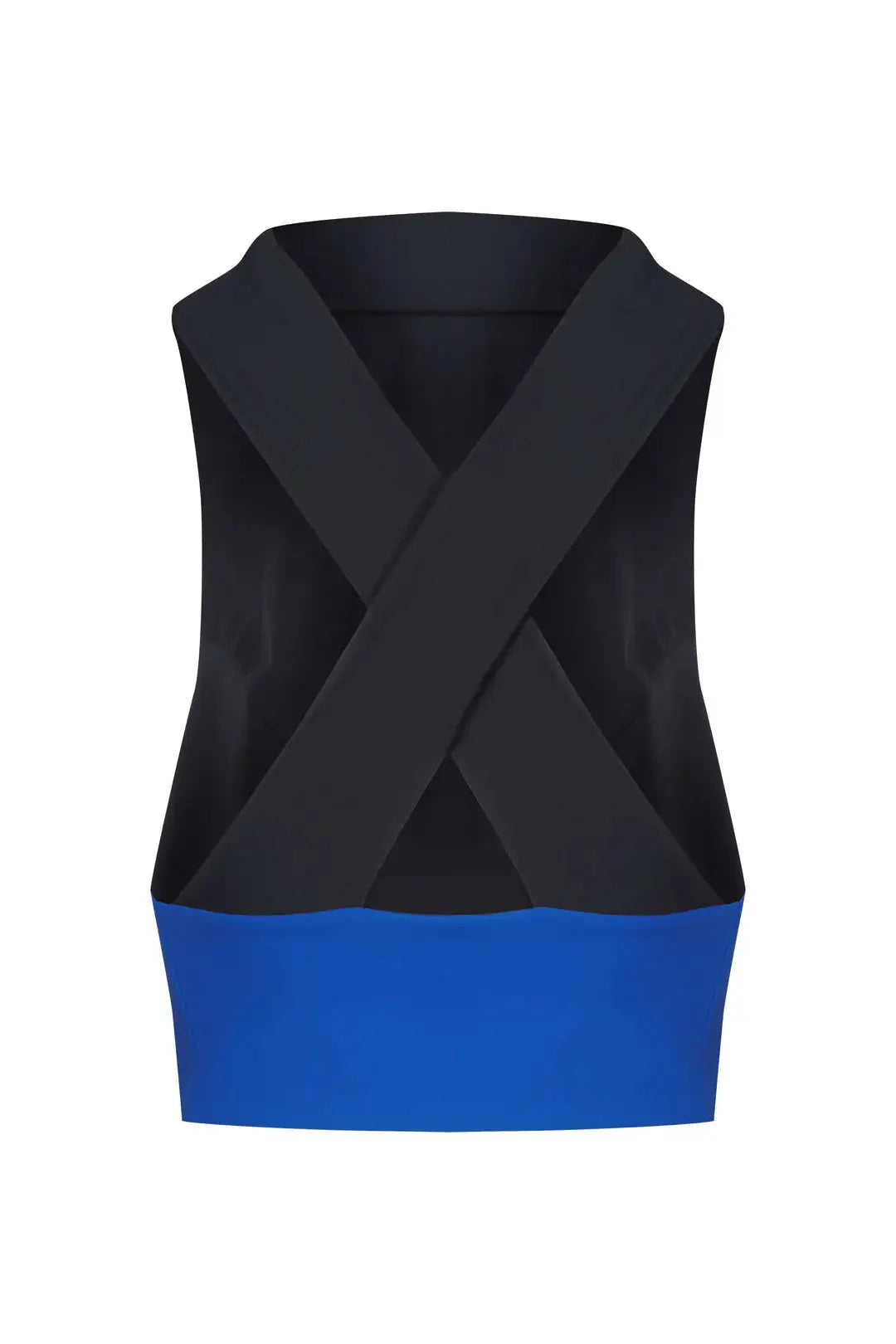 Davy J Halter Cross Back Swim Top