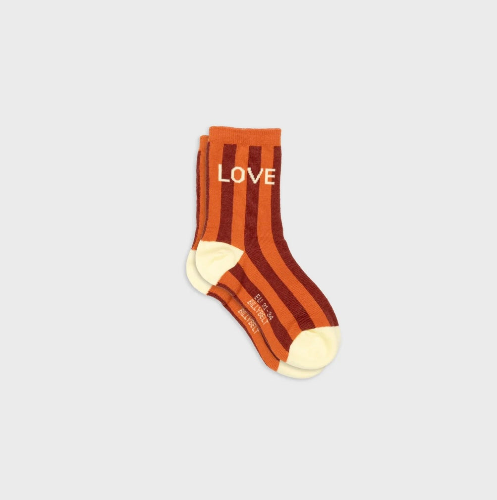 KIDS STRIPED SOCK LOVE