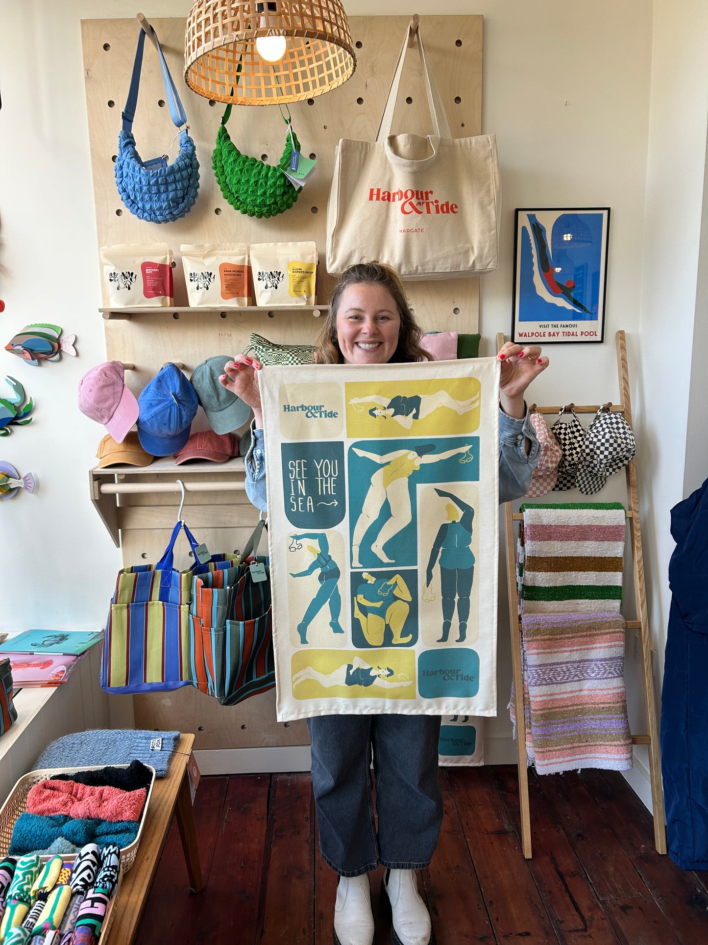 Harbour & Tide See You In The Sea Tea Towel