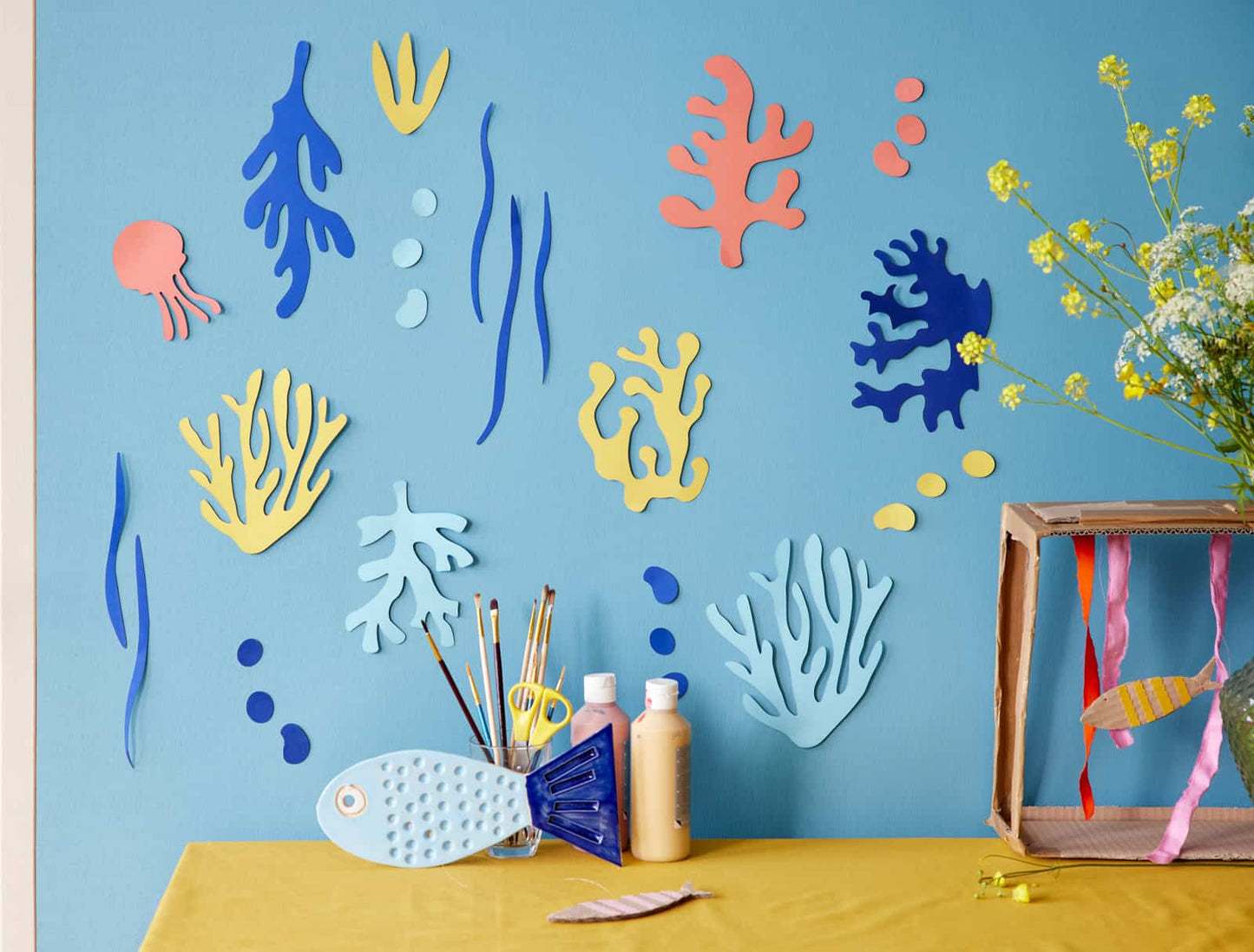 Studio Roof Seaweed cardboard decoration ornament wall art