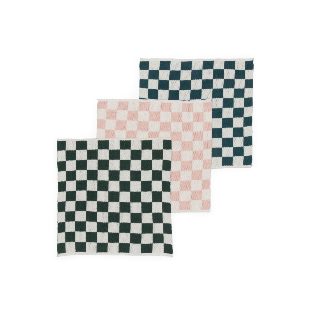 Sophie Home Reusable & Eco-Friendly Cotton Knit Dishcloths: Ink
