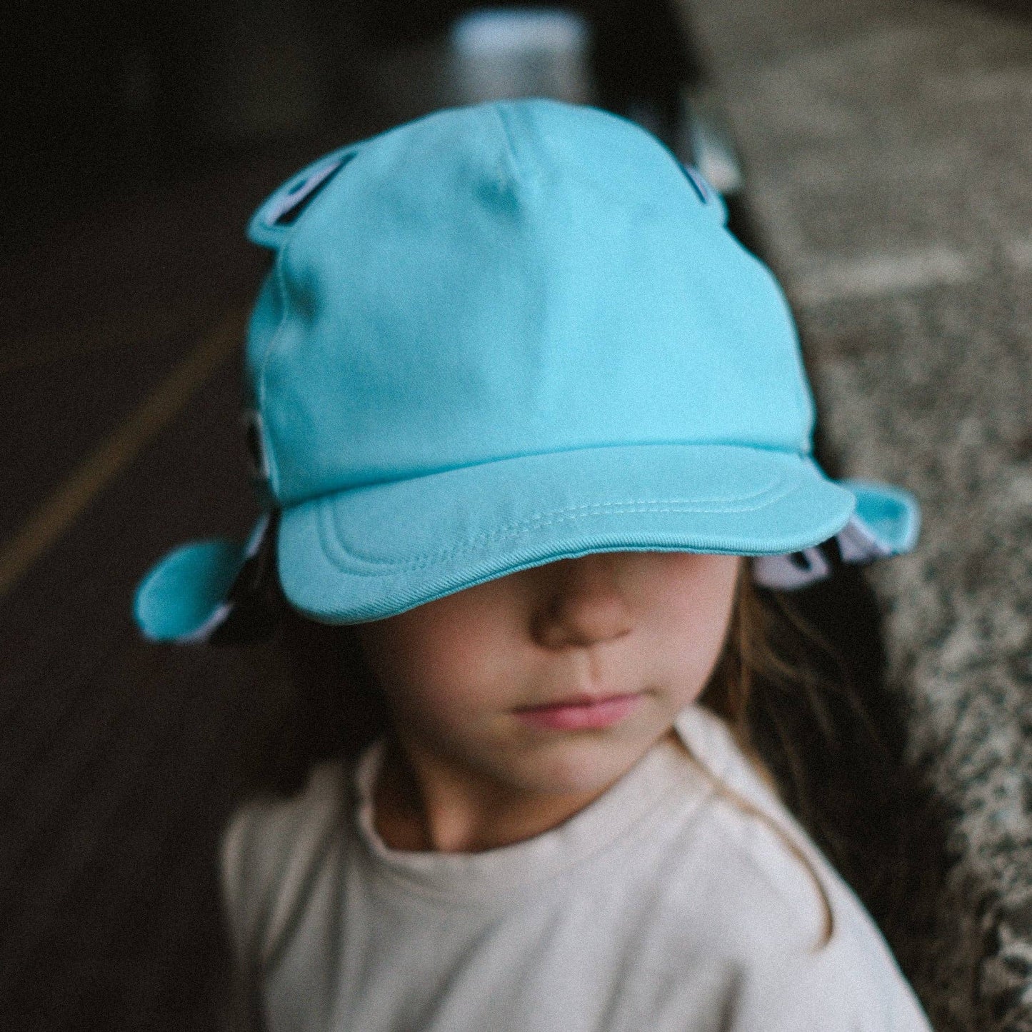 children's sun hat with neck protection