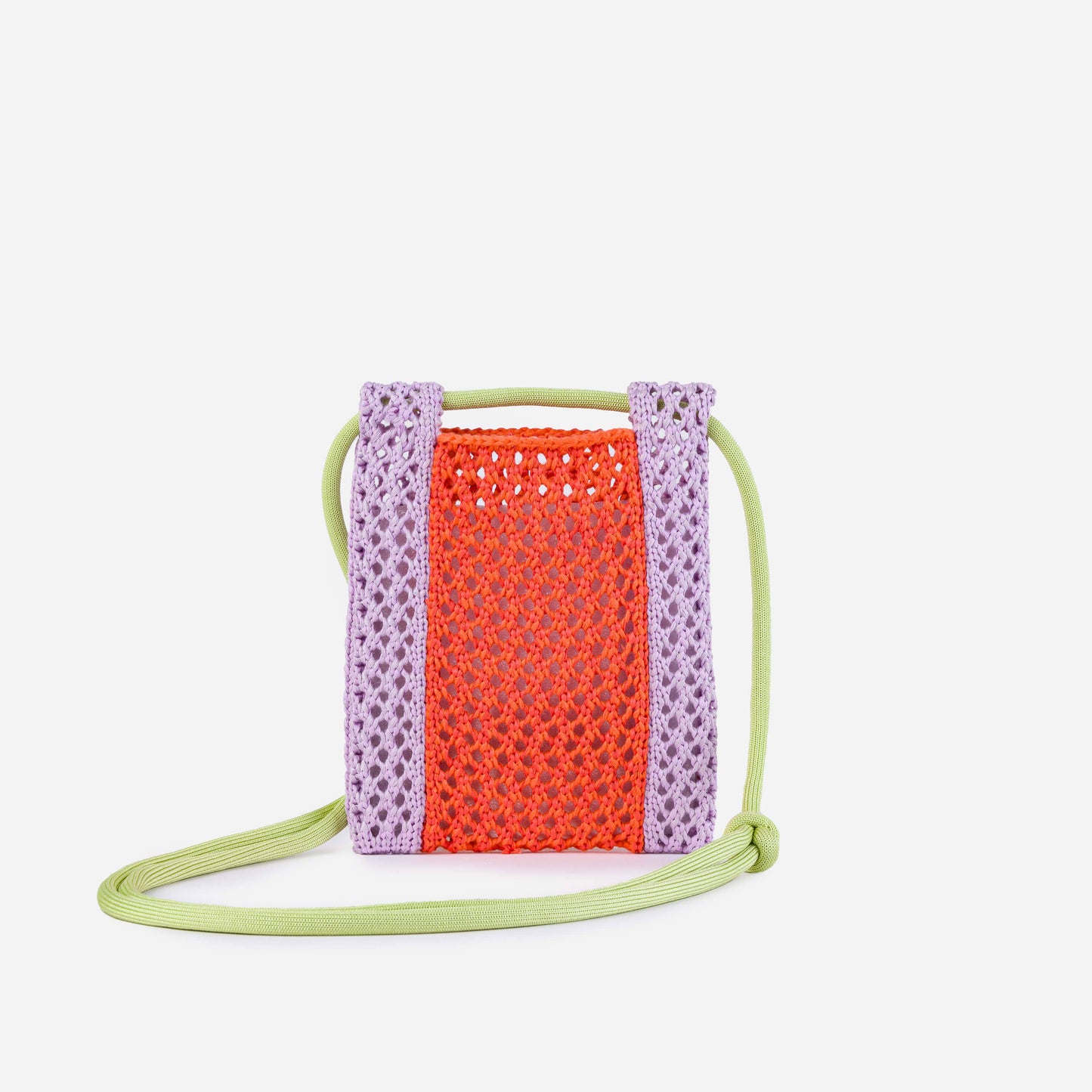 VERLOOP | knits - Raffia Phone Sling: Poppy Lilac