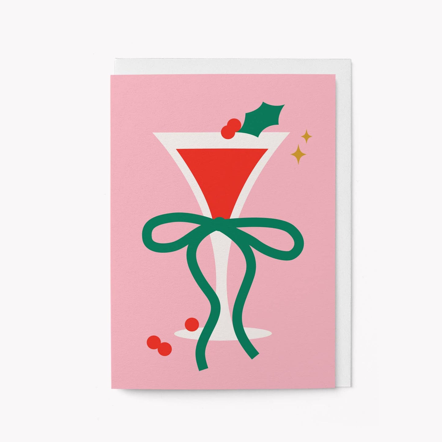 Graphic Factory - Christmas cocktail - Holiday card: Biodegradable cello