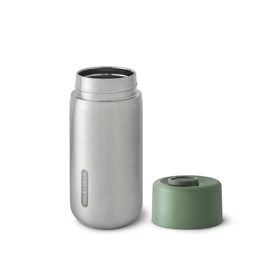 Black+Blum - Insulated Travel Mug - Leak Proof Stainless Steel Travel Cup: Olive