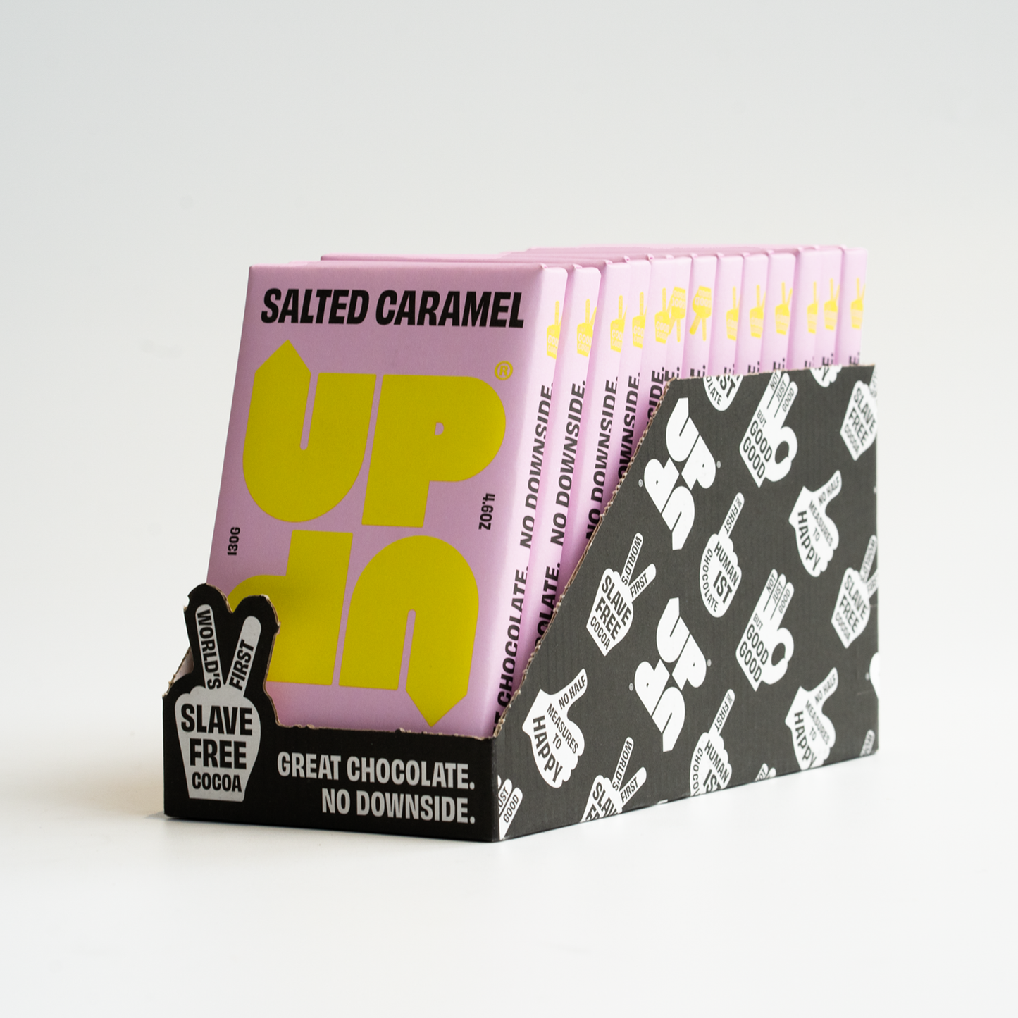 UP-UP Chocolate - Salted Caramel Milk Chocolate Bar 120G/4.2OZ