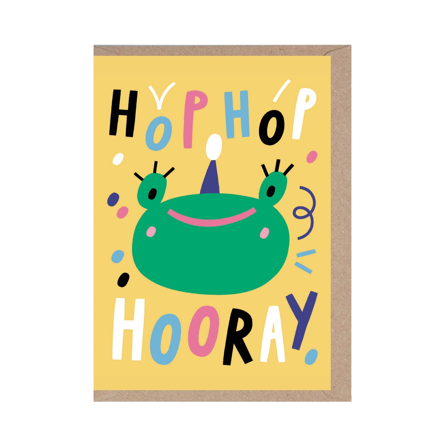 Rumble Cards - Hop Hop Hooray - Birthday Card - Children's Card - Frog