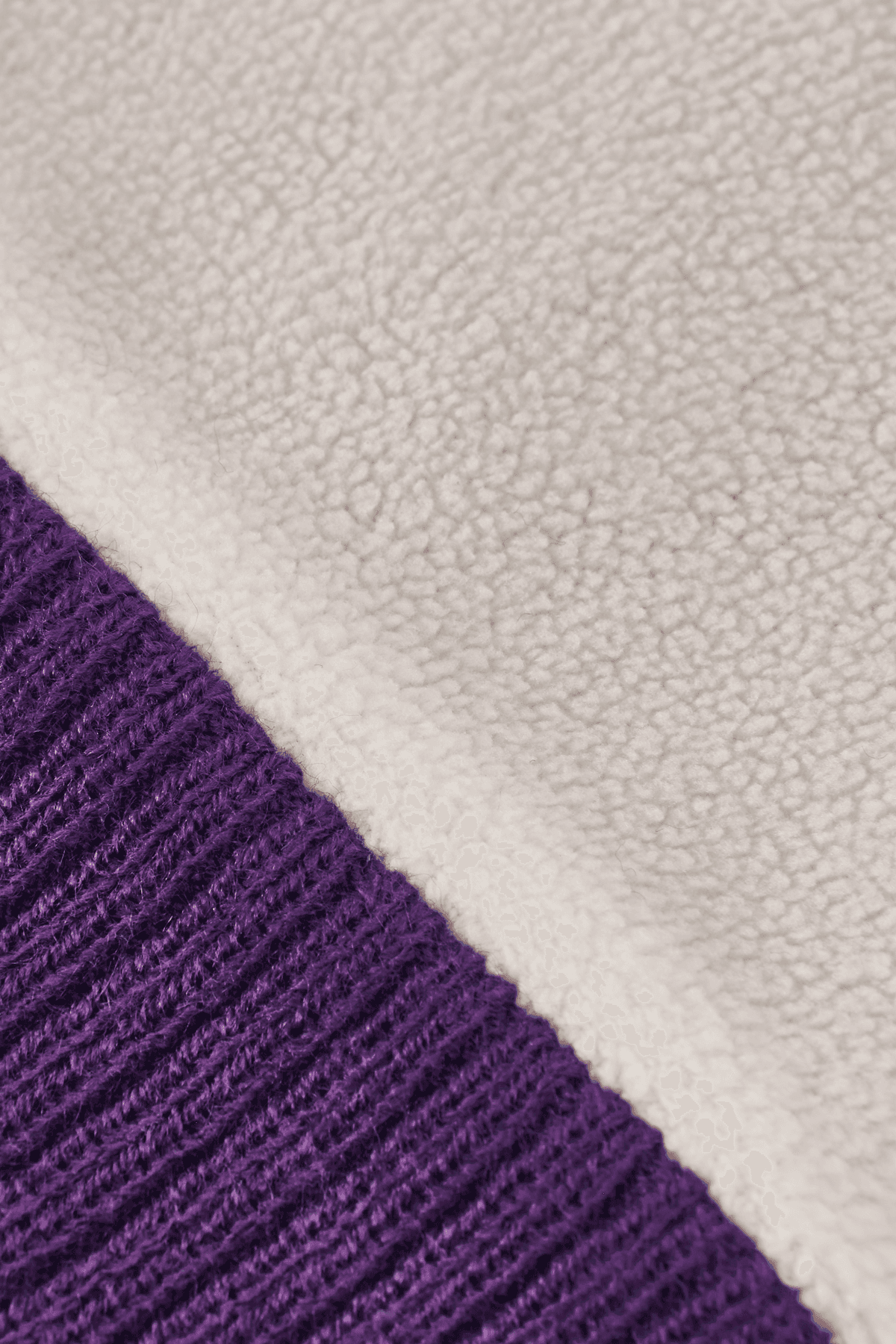 Grass & Air - Icelandic Amethyst Purple Beanie: Purple / 1-10 years