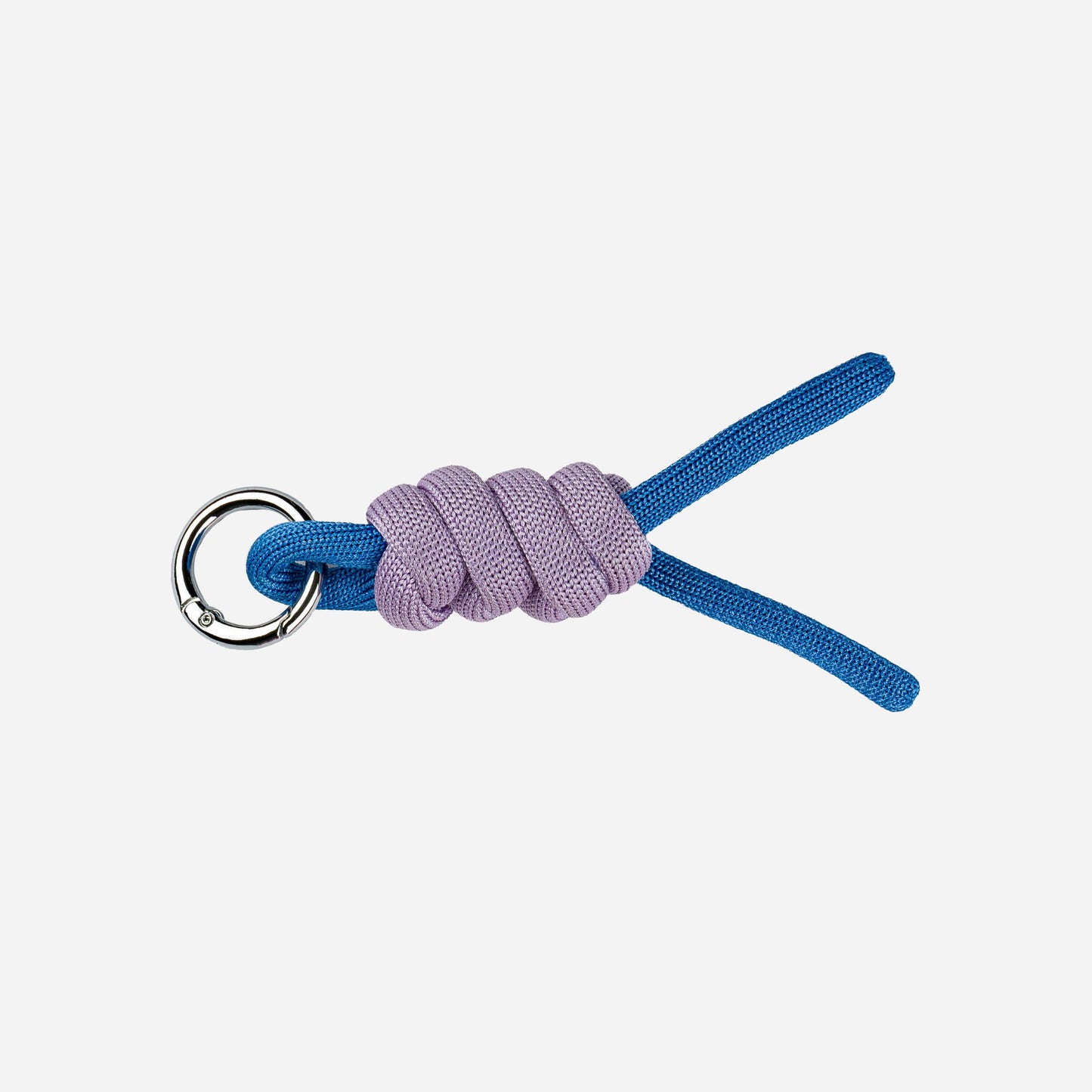 VERLOOP | knits - Colorblock Knot Keychain: Pink