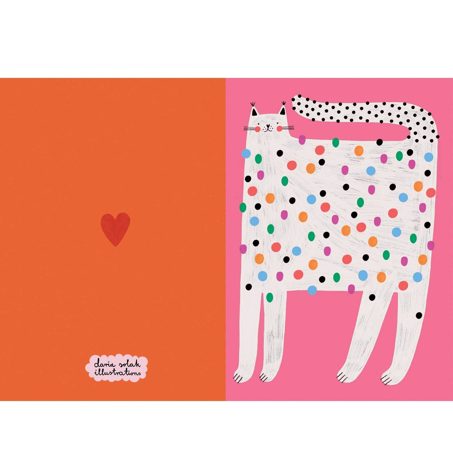 Daria Solak Illustrations - SPOTTED CAT card