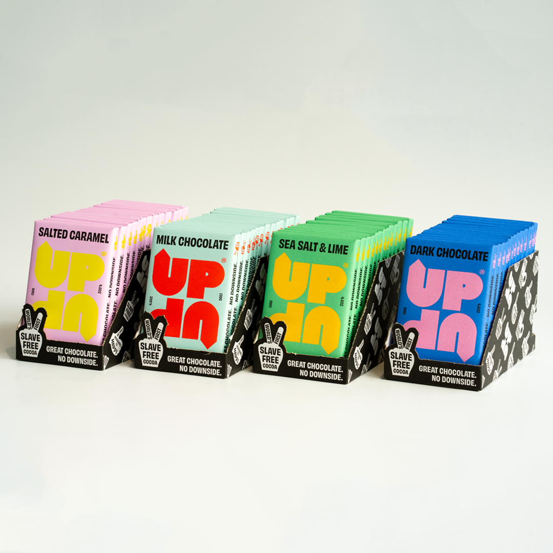 UP-UP Chocolate - Salted Caramel Milk Chocolate Bar 120G/4.2OZ