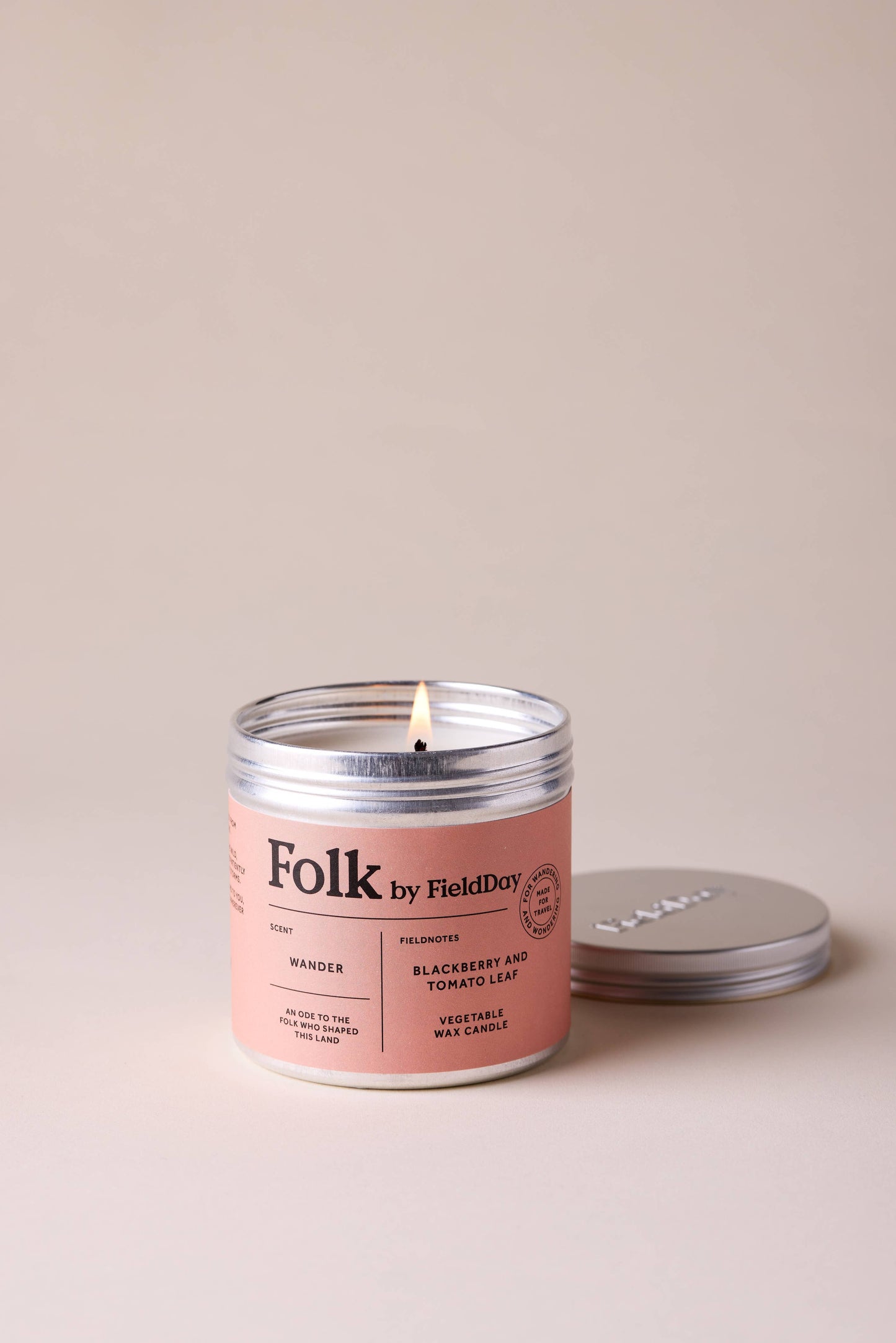 FieldDay Ireland - Wander Vegetable Wax Folk Tin Candle