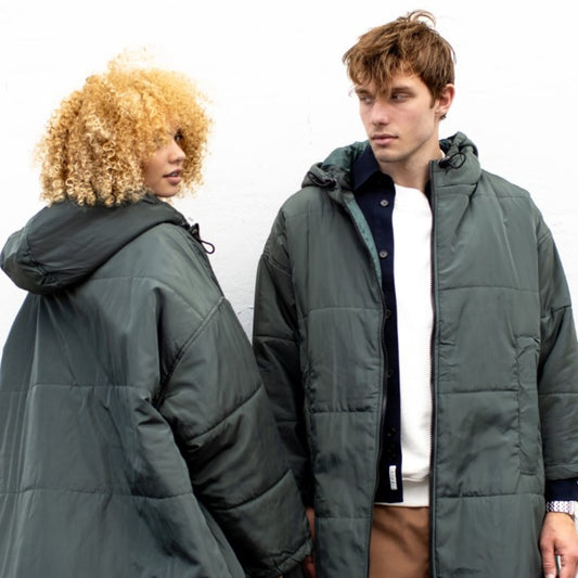 Sittingsuit, the wearable blanket in Forest Green