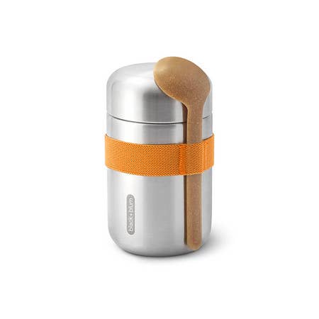 Black+Blum - Insulated Flask - Leak Proof Stainless Steel Food Flask: Orange