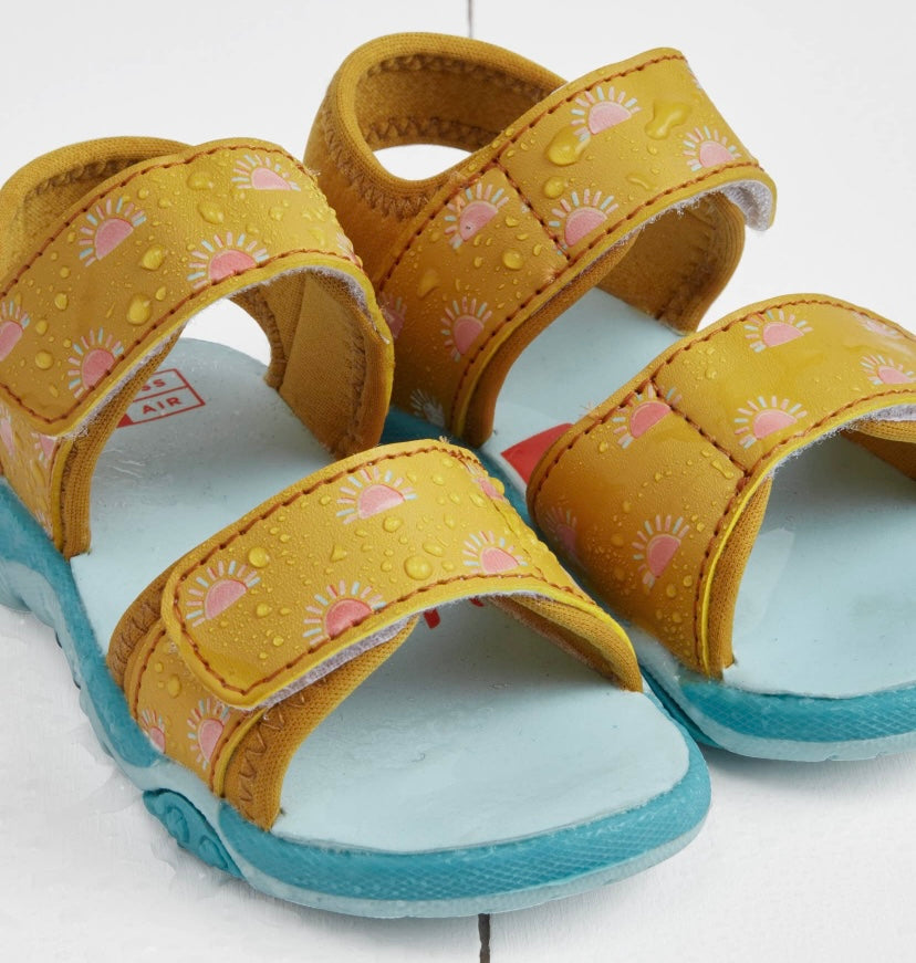 Grass & Air Colour Changing Sandals - Mustard