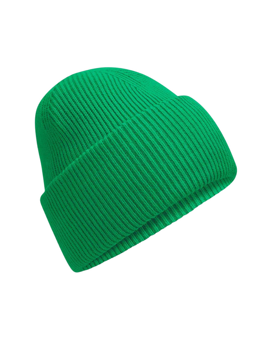 Recycled Deep Cuffed Beanie Kelly Green