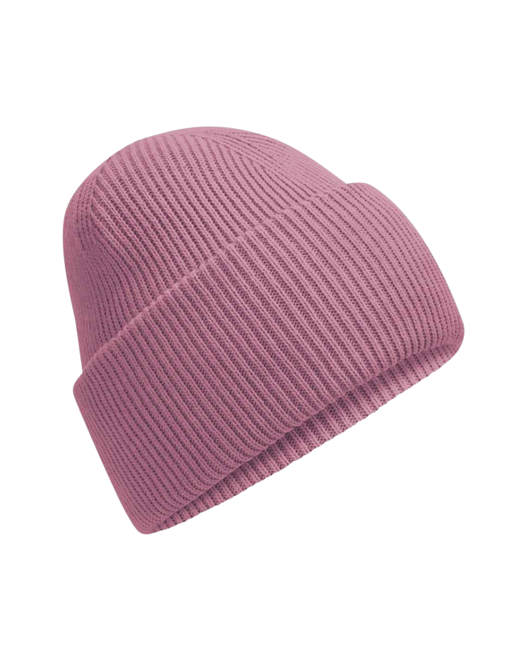 Recycled Deep Cuffed Beanie Dusty Pink