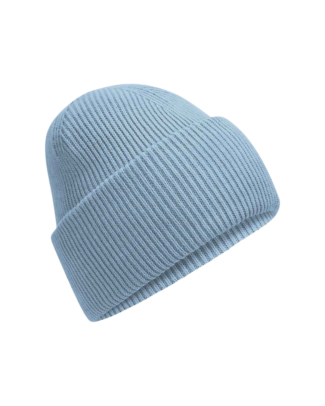 Recycled Deep Cuffed Beanie Dusty Blue