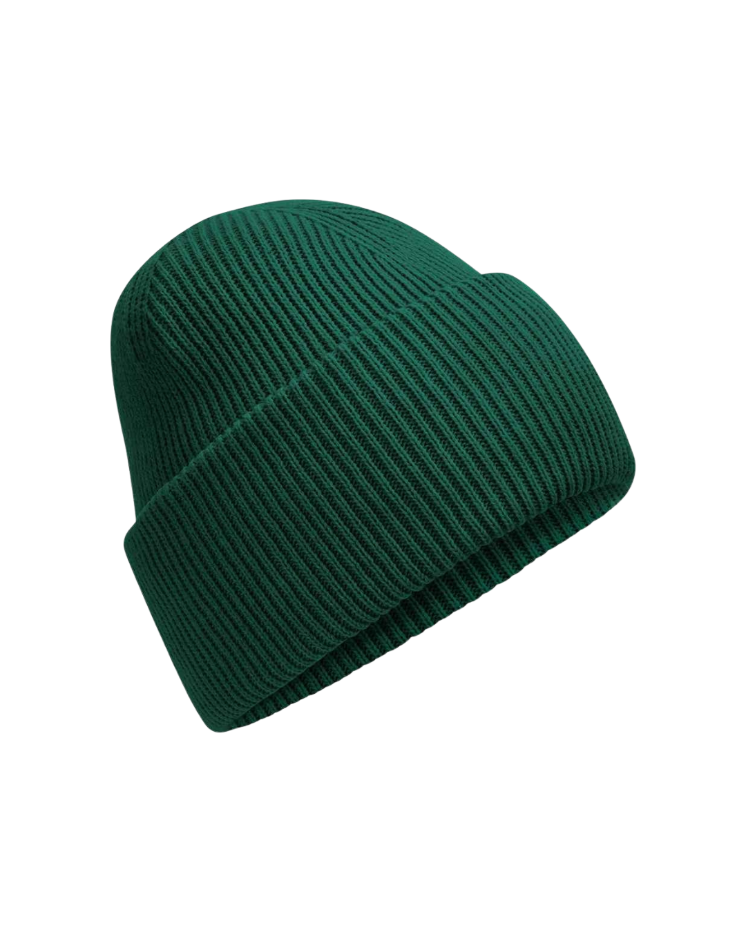 Recycled Deep Cuffed Beanie Bottle Green