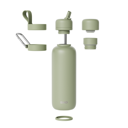 SHO - Newt┃Premium Insulated Water Bottle: Pistachio / 500ml