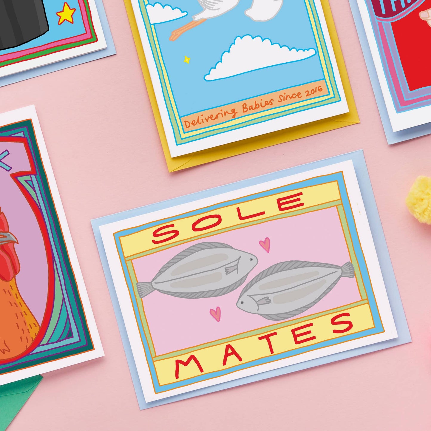 You've Got Pen On Your Face - Sole Mates Anniversary Card | Funny Wedding Card | Valentine