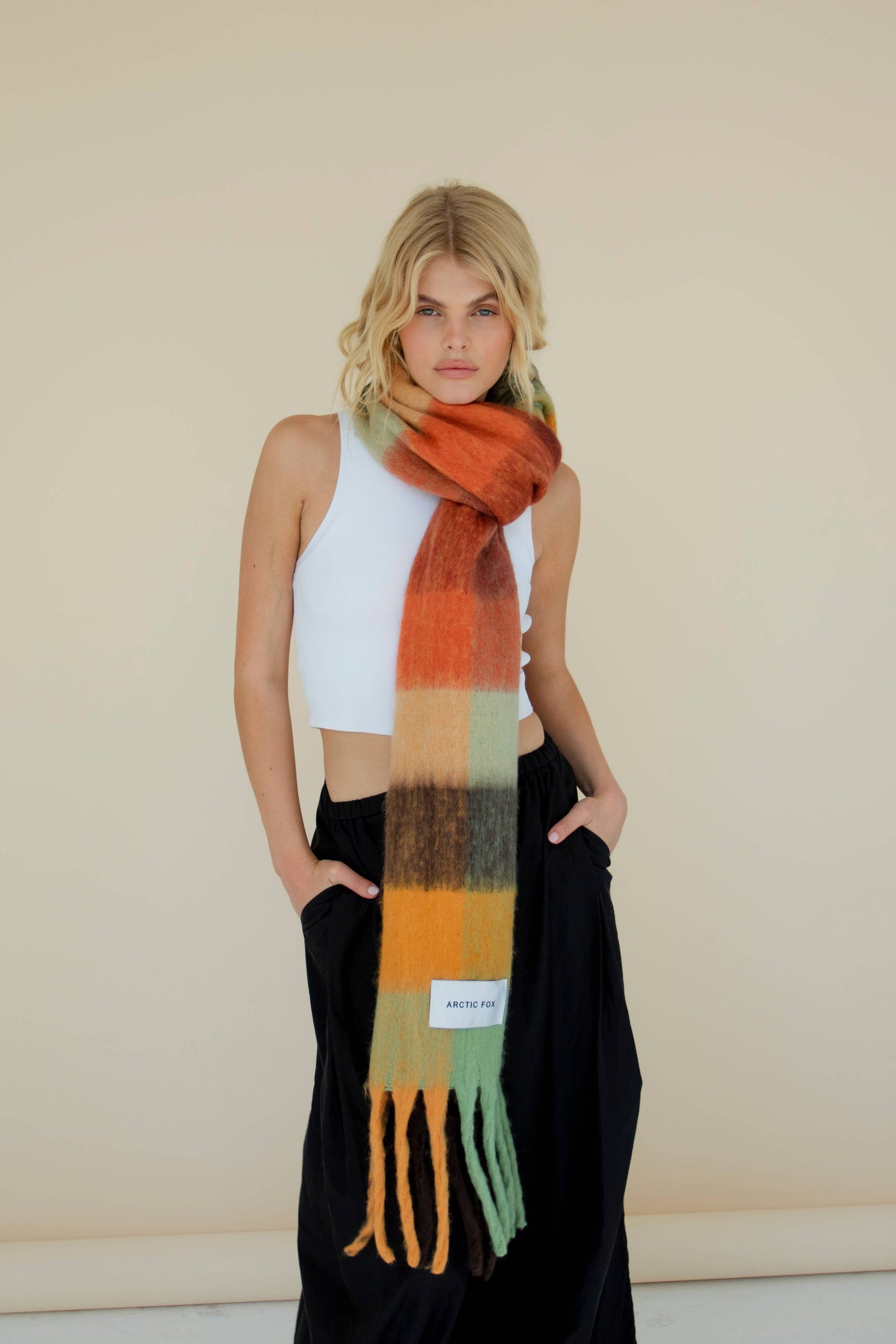 ARCTIC FOX & CO. - The Reykjavik Scarf - 100% Recycled - Kyoto Gardens - AW24