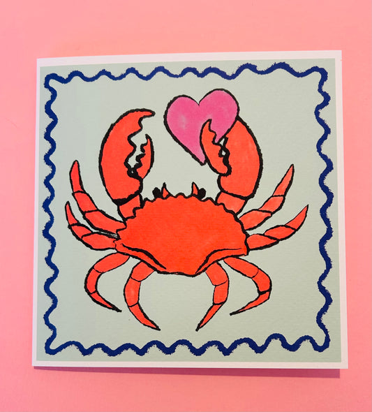 Dottie&Cloud card crab