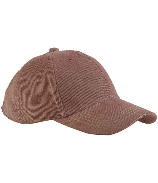 Organic Cord Baseball Cap: Redwood