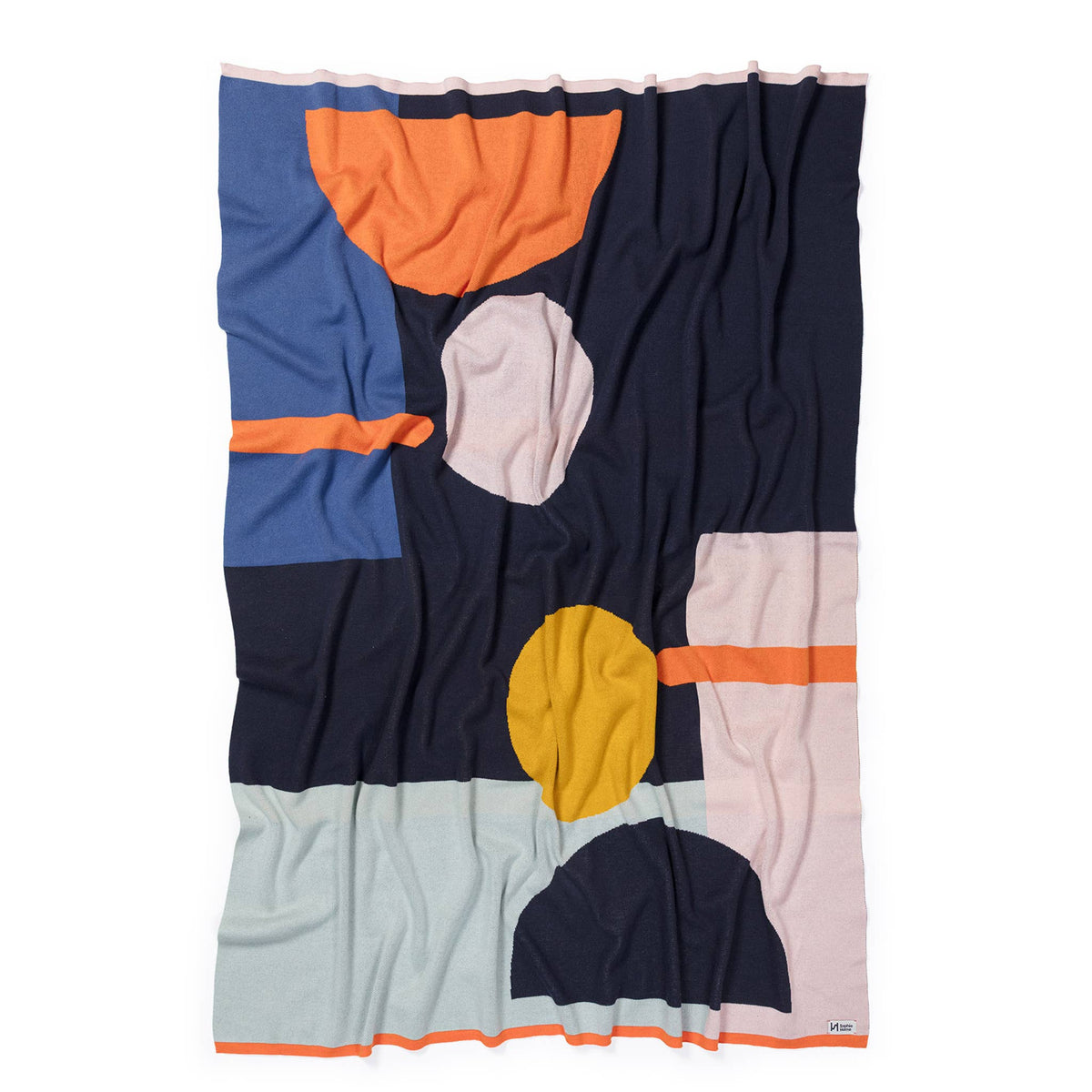 Sophie Home Ltd - Cotton Knit Throw Blanket: Bleecker Multi