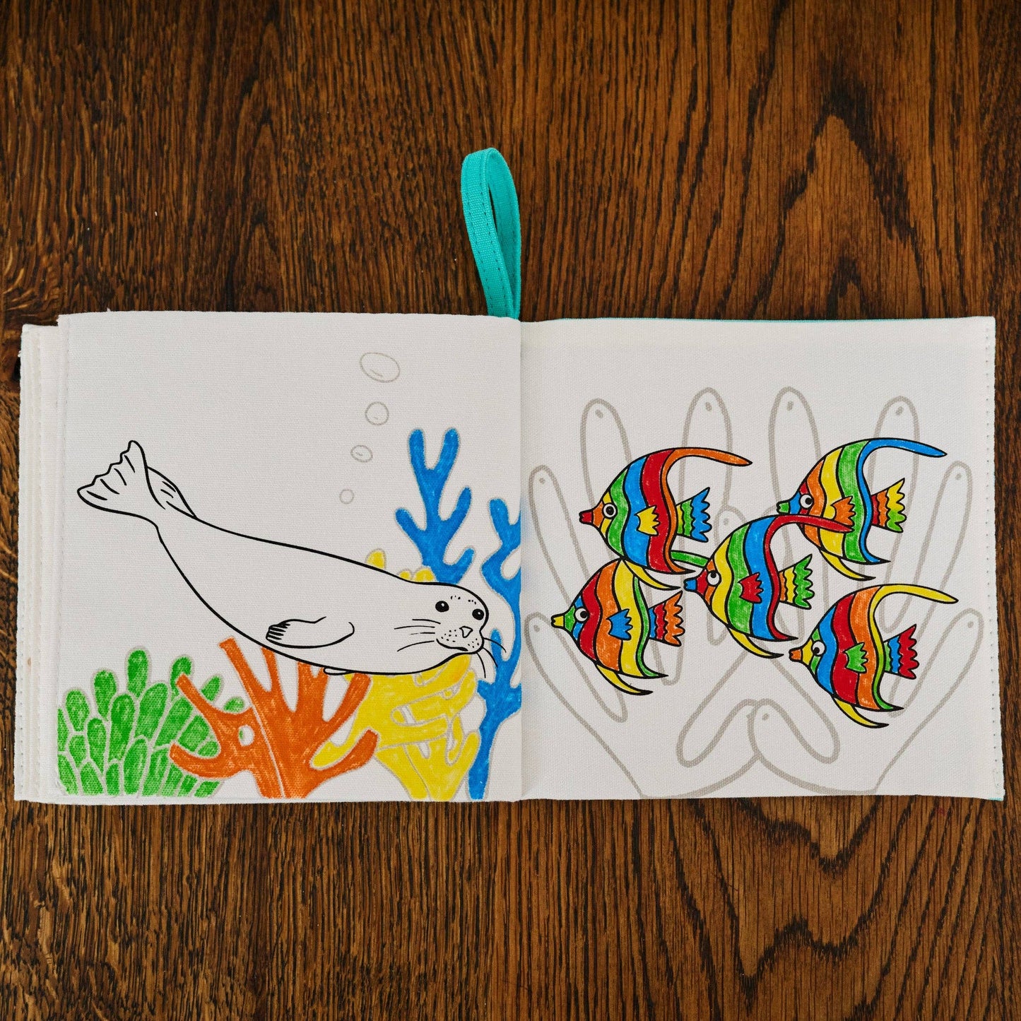 UNDER THE SEA FABRIC BOOK