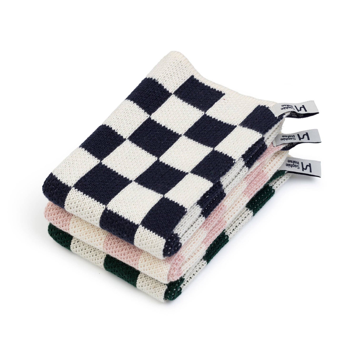 Sophie Home Ltd - Reusable & Eco-Friendly Cotton Dishcloths: Check Forest